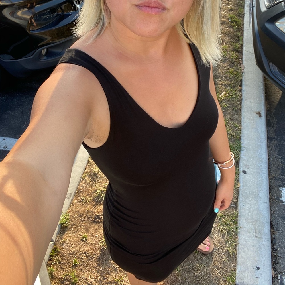 Final Touch bodycon black dress small